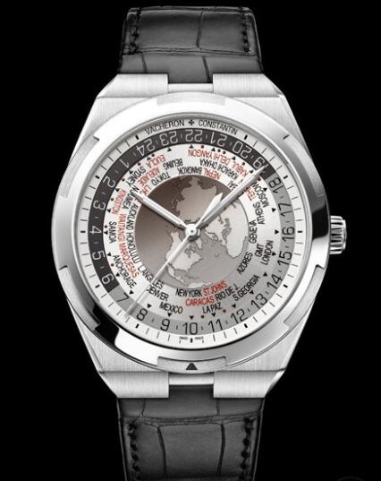 Vacheron Constantin Overseas World Time Replica Watch 7700V/110A-B129 Steel - Leather Straps
